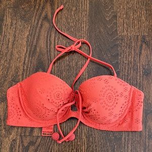 Coral bathing suit too